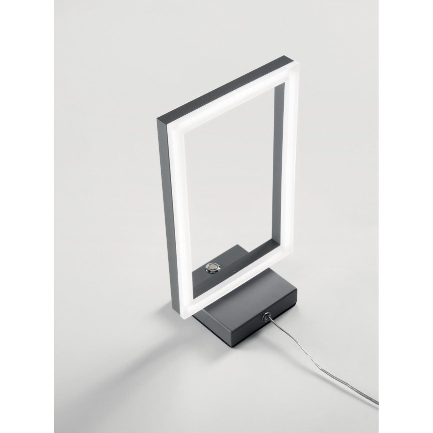 Fabas Luce 3394-30-282 - LED Prigušiva stolna lampa BARD LED/15W/230V antracit