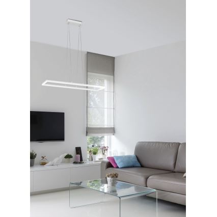 Fabas Luce 3394-43-102 - LED Prigušivi luster na sajli BARD LED/52W/230V 4000K bijela