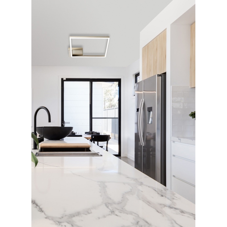 Fabas Luce 3394-61-225 - LED Prigušiva stropna svjetiljka BARD LED/39W/230V 3000K zlatna