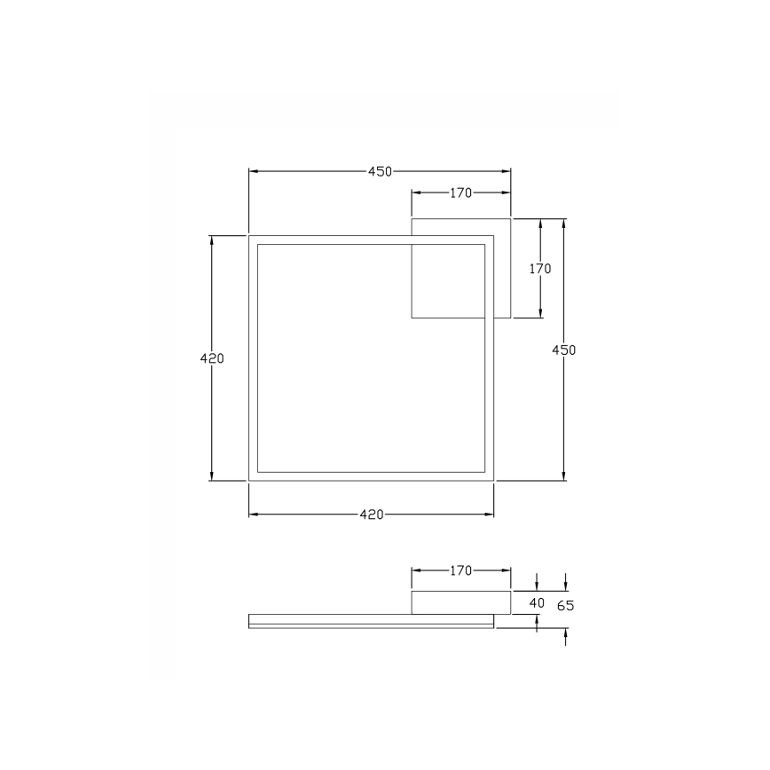 Fabas Luce 3394-61-225 - LED Prigušiva stropna svjetiljka BARD LED/39W/230V 3000K zlatna