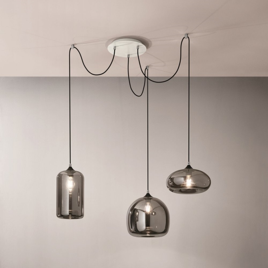 Fabas Luce 3496-47-126 - Luster na sajli FIONA 3xE27/60W/230V