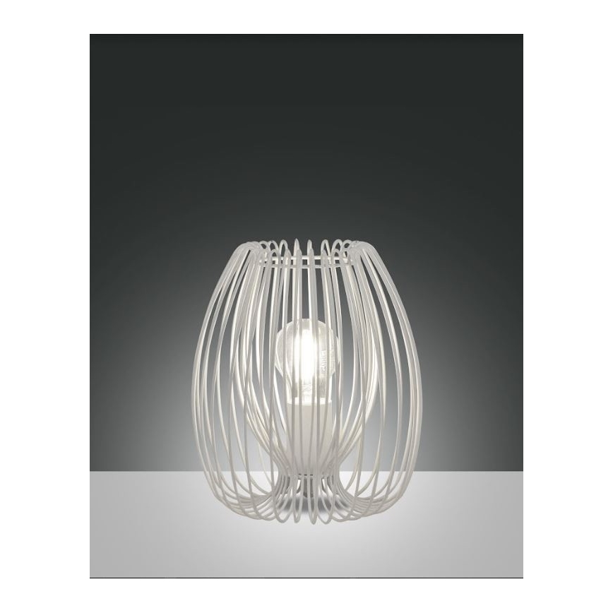 Fabas Luce 3677-34-102 - Stolna lampa CAMP 1xE27/40W/230V bijela