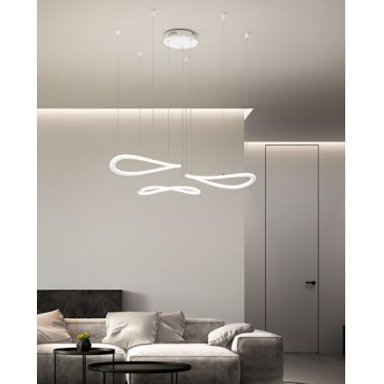 Fabas Luce 3711-47-102 - LED Luster na sajli TIRRENO LED/50W/230V