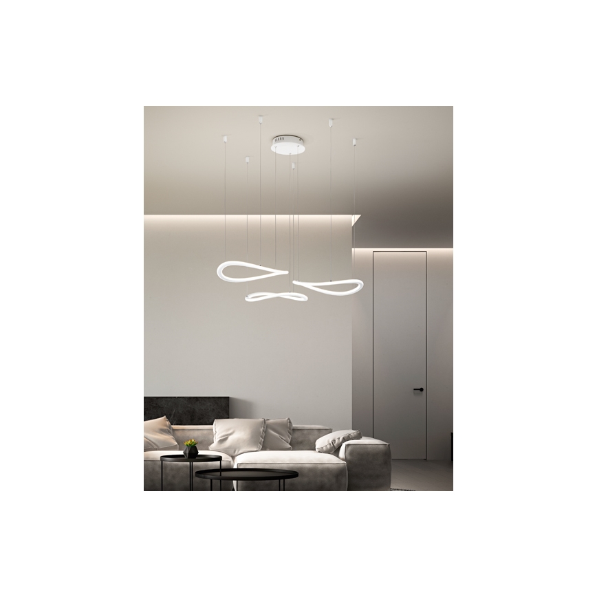 Fabas Luce 3711-47-102 - LED Luster na sajli TIRRENO LED/50W/230V