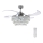 FANAWAY 212923 - LED Stropni ventilator VEIL 6xE14/4,5W/230V sjajni krom + daljinski upravljač