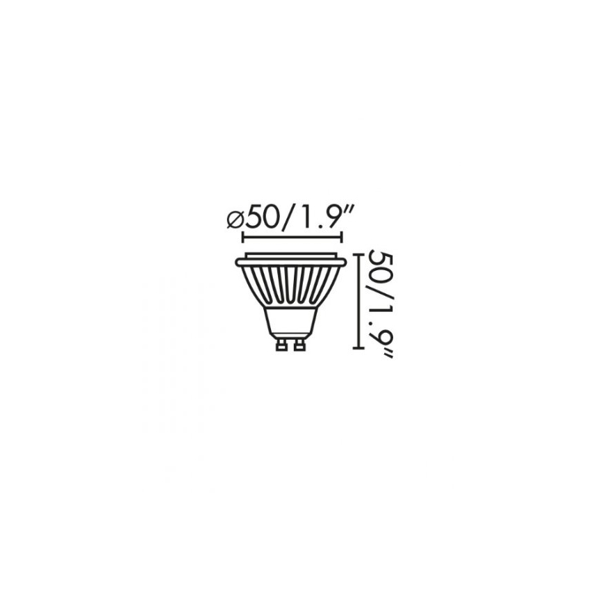 Faro 17316 - LED Žarulja GU10/8W/230V 2700K