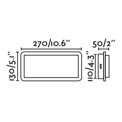 FARO 20061 - LED Zidna svjetiljka MOOD 2xLED/3W/230V