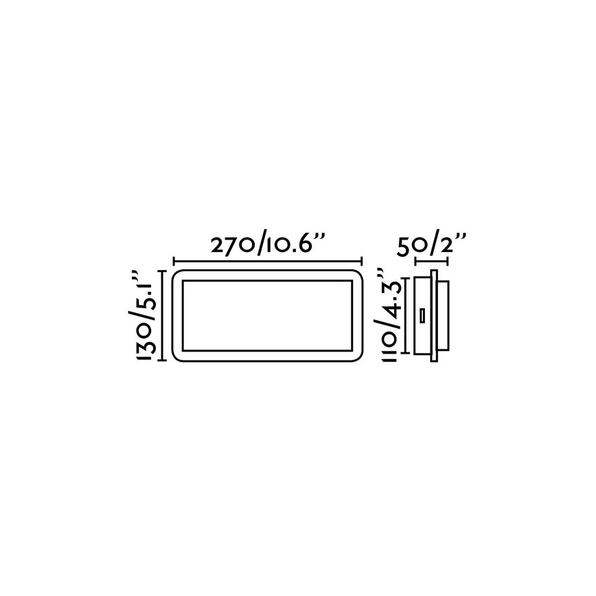 FARO 20061 - LED Zidna svjetiljka MOOD 2xLED/3W/230V