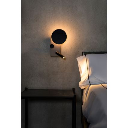 FARO 20066 - LED Prigušiva zidna lampica KLEE LED/10W/230V + LED/3W lijeva