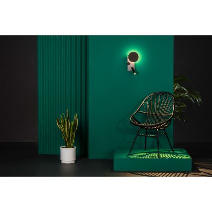 FARO 20066 - LED Prigušiva zidna lampica KLEE LED/10W/230V + LED/3W lijeva