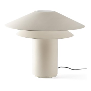 FARO 20069 - Stolna lampa SHAN 1xE27/15W/230V pergament kremasta