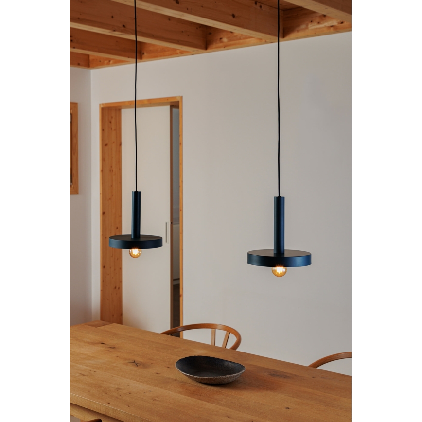 FARO 20169 - Luster na sajli WHIZ 1xE27/15W/230V plava
