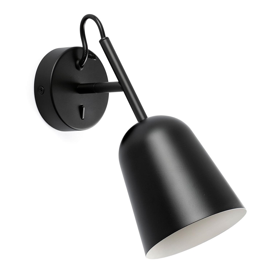 FARO 28257 - Zidna lampa STUDIO 1xE14/8W/230V crna