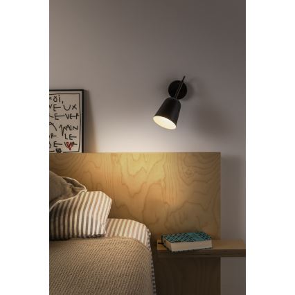 FARO 28257 - Zidna lampa STUDIO 1xE14/8W/230V crna