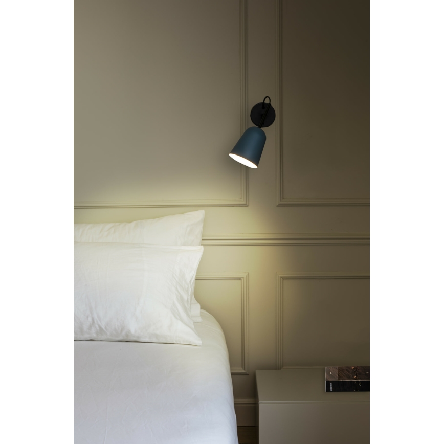 FARO 28274 - Zidna lampa STUDIO 1xE14/8W/230V plava/crna