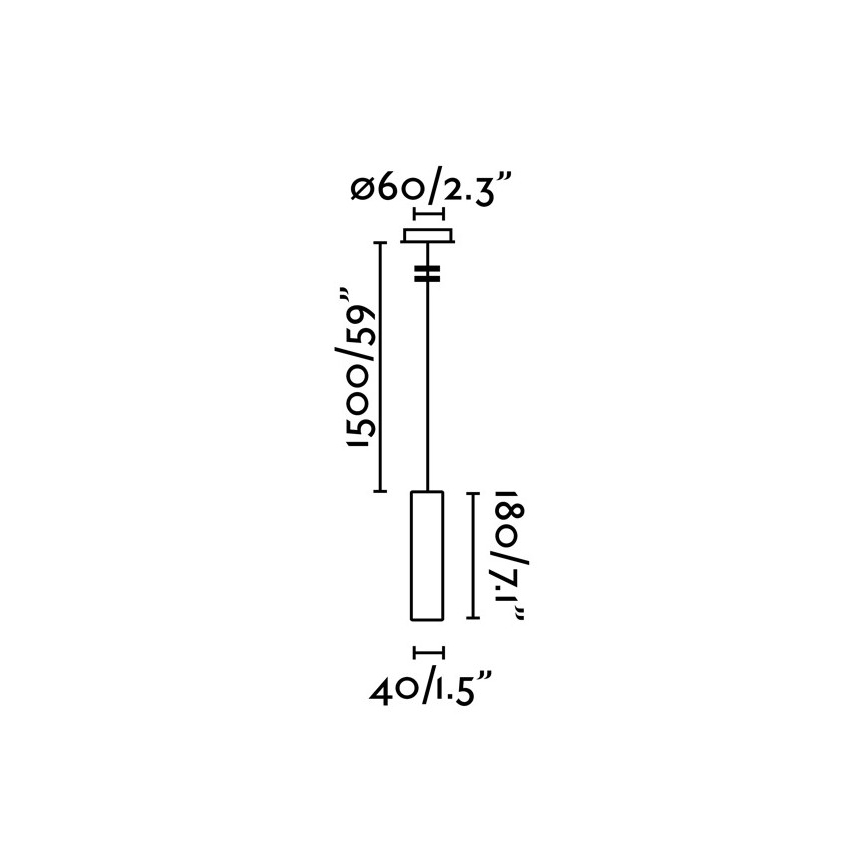 FARO 29895 - LED luster na sajli ORA LED/4W/230V crna