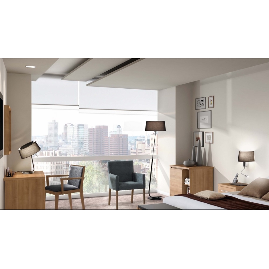 FARO 29946 - LED Zidna svjetiljka HOTEL 1xE27/15W/230V + LED/1W