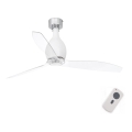 FARO 32025 - Stropni ventilator MINI ETERFAN mat bijela/prozirna
