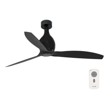 FARO 32030 - Stropni ventilator MINI ETERFAN crna pr. 128 cm + daljinski upravljač