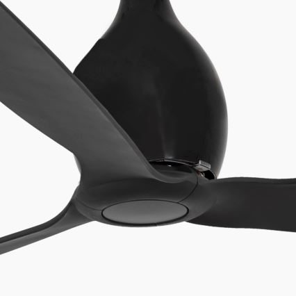 FARO 32030 - Stropni ventilator MINI ETERFAN crna pr. 128 cm + daljinski upravljač