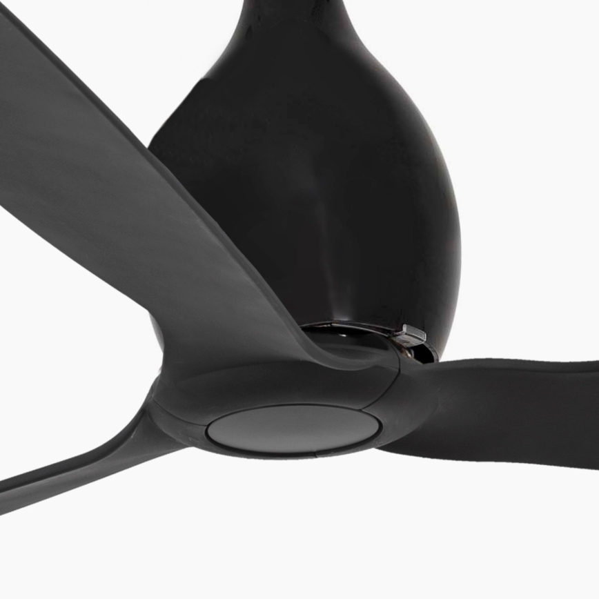 FARO 32030 - Stropni ventilator MINI ETERFAN crna pr. 128 cm + daljinski upravljač