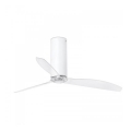 FARO 32034 - Stropni ventilator TUBE FAN bijela/prozirna pr. 128 cm