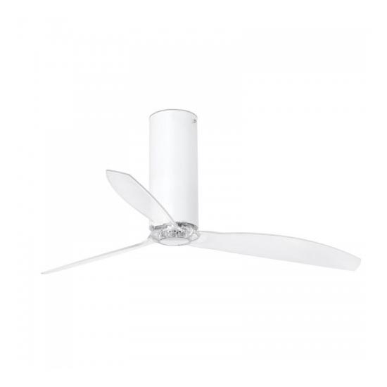 FARO 32034 - Stropni ventilator TUBE FAN bijela/prozirna pr. 128 cm