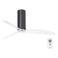 FARO 32035 - Stropni ventilator TUBE FAN crna/prozirna pr. 128 cm + daljinski upravljač
