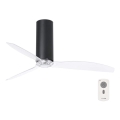 FARO 32036 - Stropni ventilator TUBE FAN crna/prozirna pr. 128 cm + daljinski upravljač