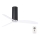 FARO 32036 - Stropni ventilator TUBE FAN crna/prozirna pr. 128 cm + daljinski upravljač