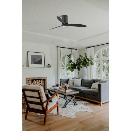 FARO 32043WP-10 - LED Stropni ventilator MINI TUBE FAN M LED/16W/230V centar pr. 128 cm SMART + daljinski upravljač