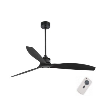 FARO 32100 - Stropni ventilator JUST FAN pr. 128 cm crna + daljinski upravljač