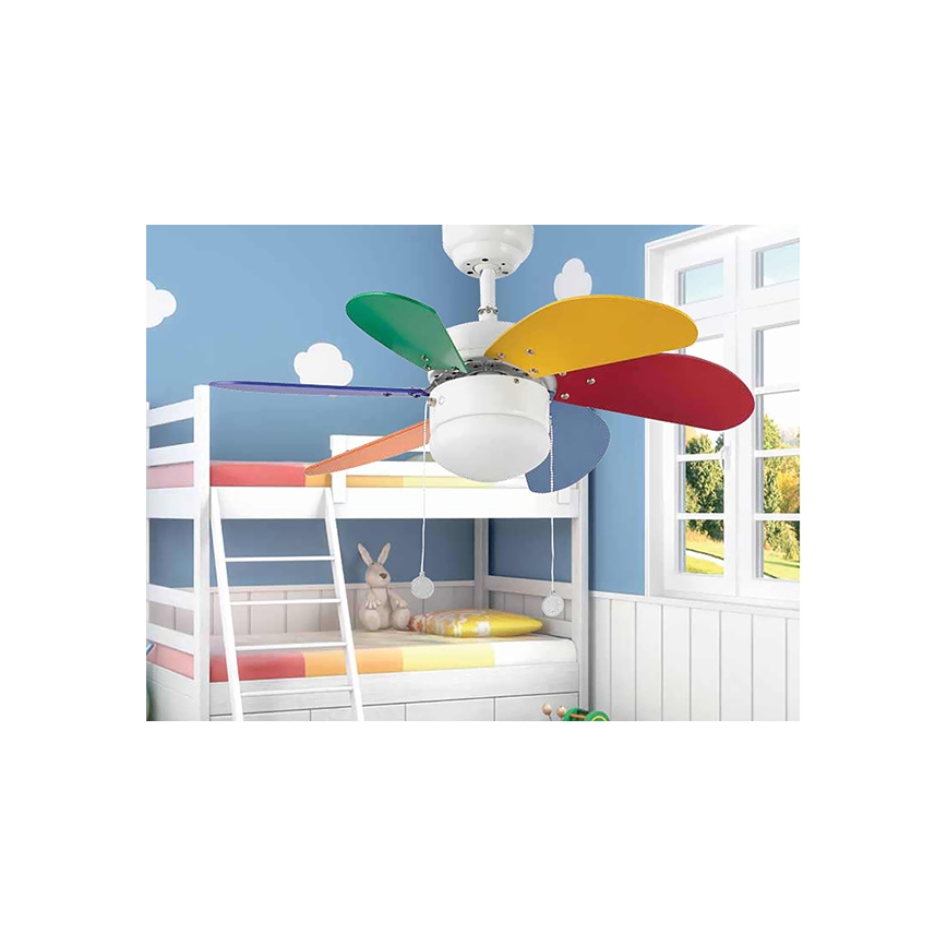 FARO 33179 - Stropni ventilator PALAO 1xE14/40W/230V