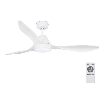FARO 33346 - LED Stropni ventilator POLARIS LED/18W/230V bijela pr. 132 cm + daljinski upravljač