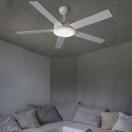 FARO 33420 - Stropni ventilator NOVA bijela/smeđa