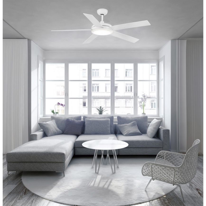FARO 33420 - Stropni ventilator NOVA bijela/smeđa