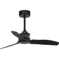FARO 33424WT - Stropni ventilator JUST FAN S, promjera 81 cm, crne boje, Wi-Fi Tuya + daljinski upravljač