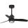 FARO 33424WT1N - LED stropni ventilator s mogućnošću prigušivanja JUST FAN s LED/16W/230V Ø 81 cm crni Wi-Fi Tuya + daljinski upravljač