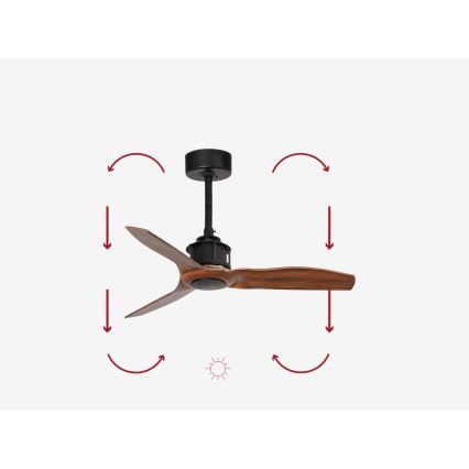 FARO 33425 - Stropni ventilator JUST FAN pr. 81 cm + daljinski upravljač