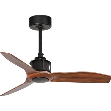 FARO 33425WT - Stropni ventilator JUST FAN S, promjer 81 cm, smeđa/crna, Wi-Fi Tuya + daljinski upravljač