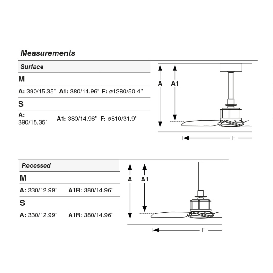 FARO 33425WT - Stropni ventilator JUST FAN S, promjer 81 cm, smeđa/crna, Wi-Fi Tuya + daljinski upravljač