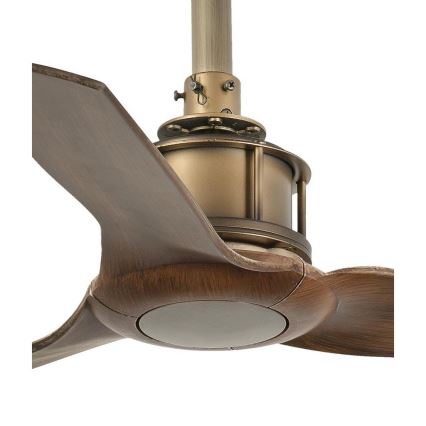 FARO 33428 - Stropni ventilator JUST FAN smeđa/zlatna