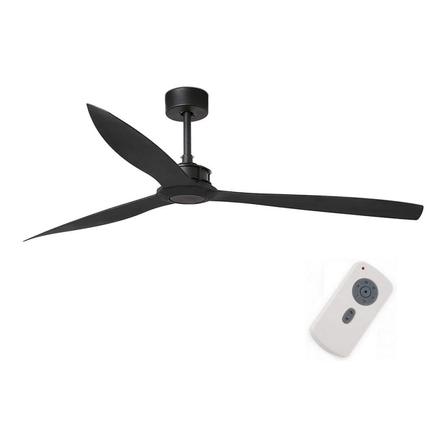 FARO 33432 - Stropni ventilator JUST FAN XL pr. 178 cm crna + daljinski upravljač