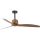 FARO 33435 - Stropni ventilator WEAVER M Ø 128 cm smeđa/crna + daljinski upravljač