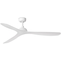 FARO 33446WT - Stropni ventilator GOTLAND L bijela pr. 132 cm Wi-Fi Tuya + daljinski upravljač