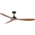 FARO 33447WT - Stropni ventilator GOTLAND L smeđa/crna pr. 132 cm Wi-Fi Tuya + daljinski upravljač