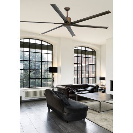 FARO 33462A - Stropni ventilator ANDROS XL smeđa pr. 213 cm + daljinski upravljač