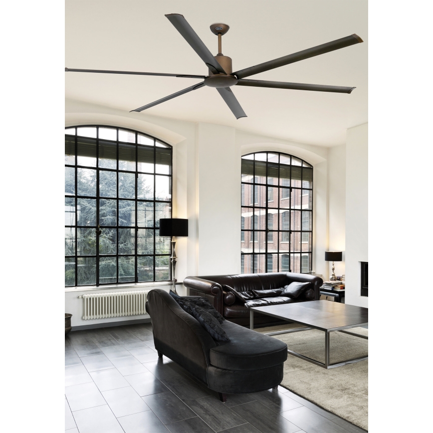 FARO 33462A - Stropni ventilator ANDROS XL smeđa pr. 213 cm + daljinski upravljač
