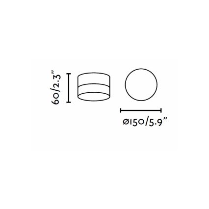 FARO 33476 - LED Svjetiljka za ventilátor MOLOCAI LED/18W/230V