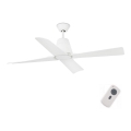 FARO 33480 - Stropni ventilator TYPHOON IP44 pr. 130 cm bijela + daljinski upravljač